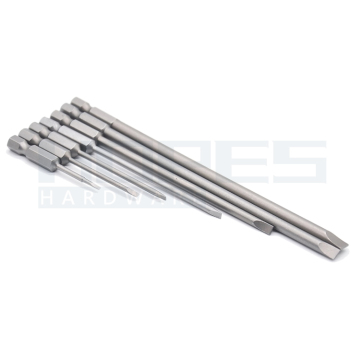 S2 Alloy Screwdriver Bits Set with Various Sizes and Lengths