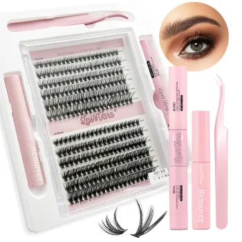 Wholesale Handmade Natural DIY Segment Lashes & Pre-Cut Strip Lashes