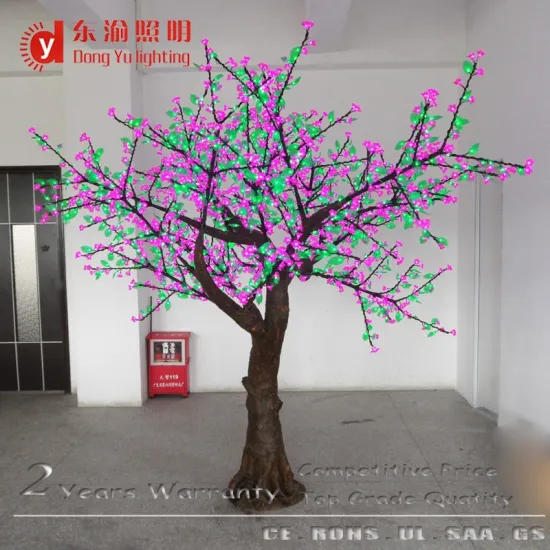 outdoor cherry blossom artificial tree with led lights