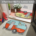 Happy Camper Door Mat RV Floor Mats Sweet Home Front utomhus inomhusmattor