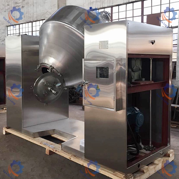Double conical revolving dryer with 200 volume