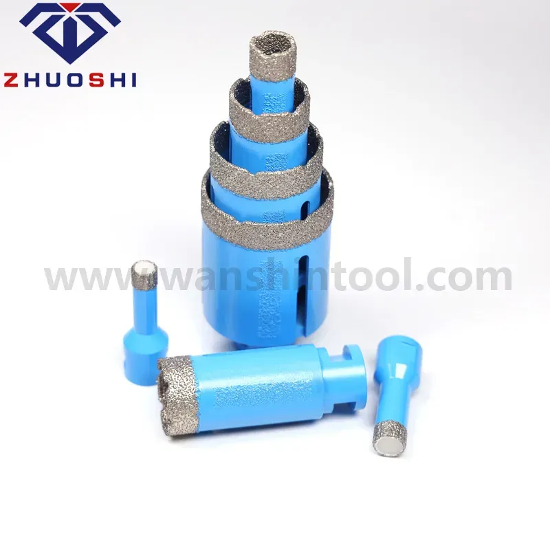 M14 Vacuum Brazed Diamond Tile Core Drill Bit