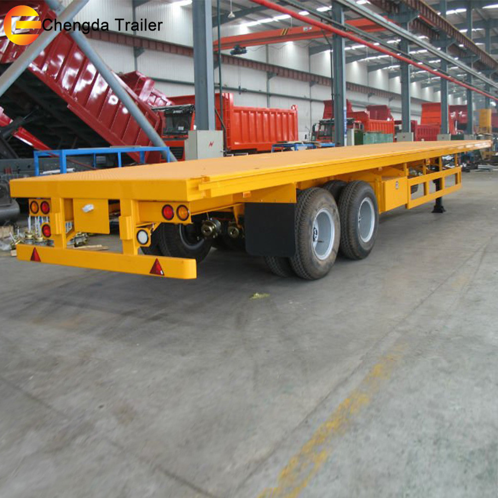 2 axle flatbed trailer 