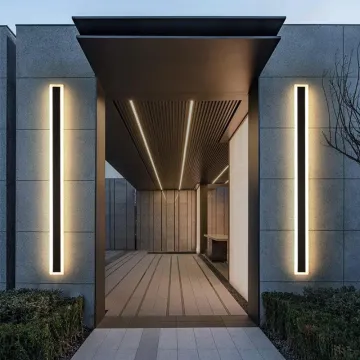 RGBW RGB Sconce Linear Long Strip Wall Light