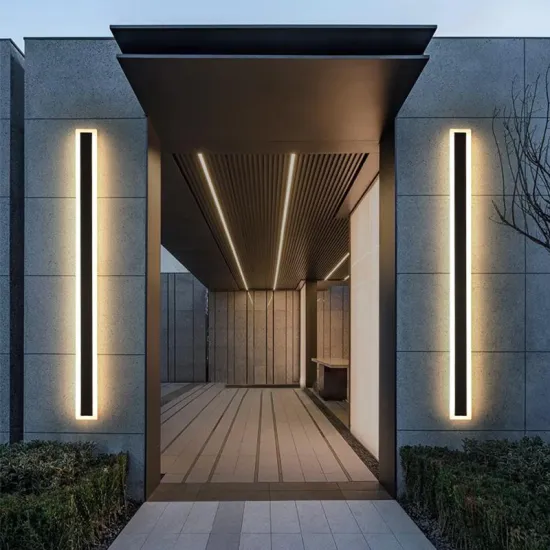 RGBW RGB Sconce Linear Long Strip Wall Light