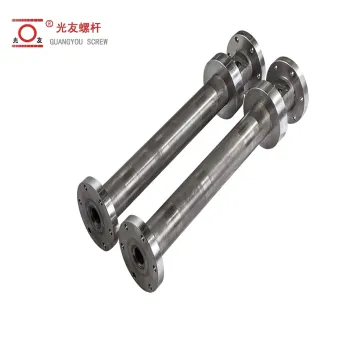 بشکه تک پیچ از جنس استنلس استیل نیترید شده برای اکستروژن پروفیل