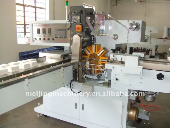 automatic napkin tissue packaging sealing and perforating machine