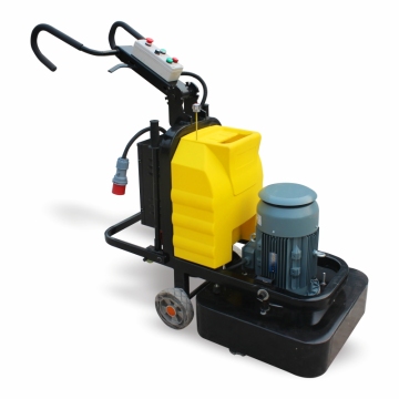 Hand Concrete Grinder and Polisher with Vacuum Attached Stand Up Floor Grinder