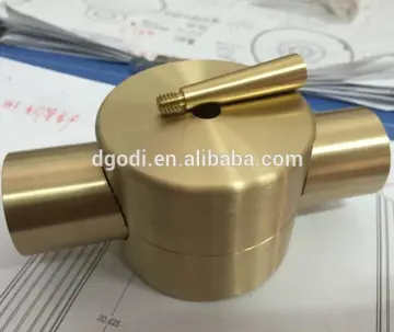 cnc machining brass swivel fitting