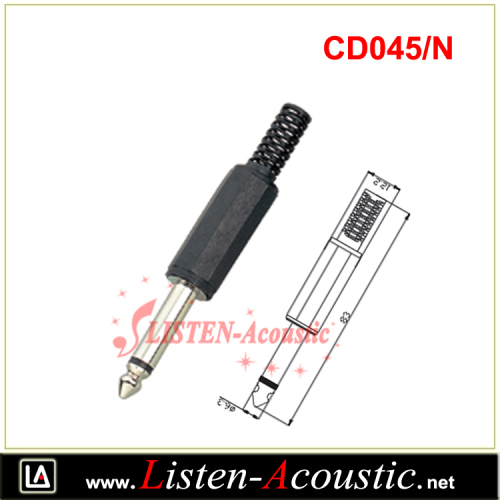 CD045/N 6.35mm Audio Jack Adapter Cable Connector