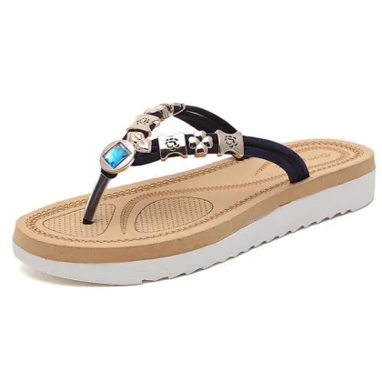 Girl's summer slippers flat slippers flip-flops beach girlr's slippers