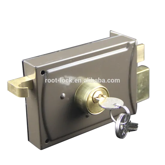 2000-120 Angola gate lock Portugal iron door lock Portugal rim lock