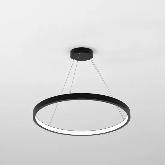 Luxury ring led linear vintage ceiling suspension lighting for saloon