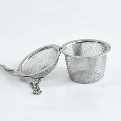 Stainless Steel Wire Mesh Tea Steeper Strainer for Loose Tea