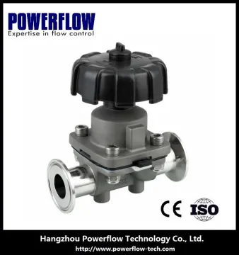 Sanitary AISI SS316 EPDM manual diaphragm valve