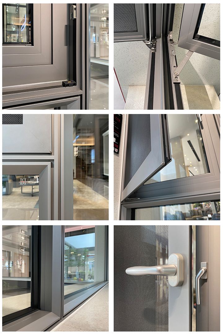 Drenaje oculto de ventana exterior de aluminio