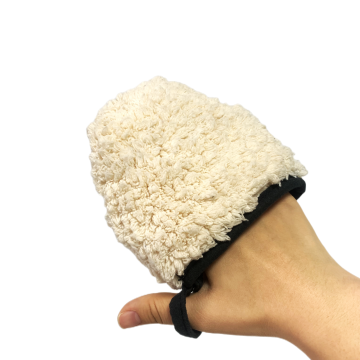 Ultra Soft Plush Microfiber Car Wash Mitt for Wheels and Rims