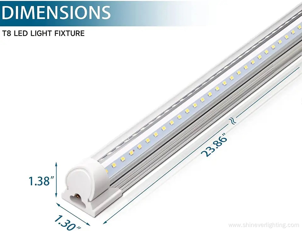 T8 8Ft Integrated Led Tube Lights 18W 36W