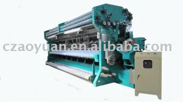knotless fishing net rashel warp knitting making machine