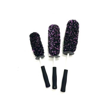 Auto Car Wheel Brush Set for Rim and Wheel Detailing and Cleaning