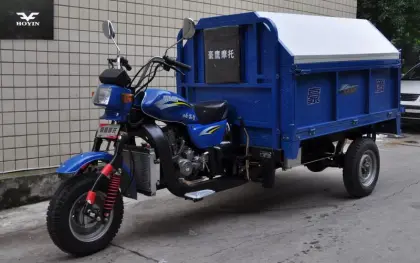 Custom ZONGSHEN Engine 200cc/250cc Hydraulic Trash Can Motorcycle