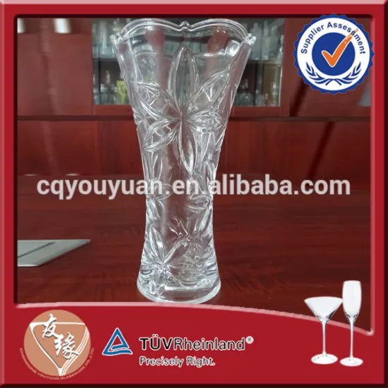 800ML Cheap Glass Vase For Wedding Decor Handblown Glass Flower Vase