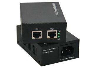 RJ-45 Connectors IEEE82.3AF POE Power Injector 48V 15.4W /