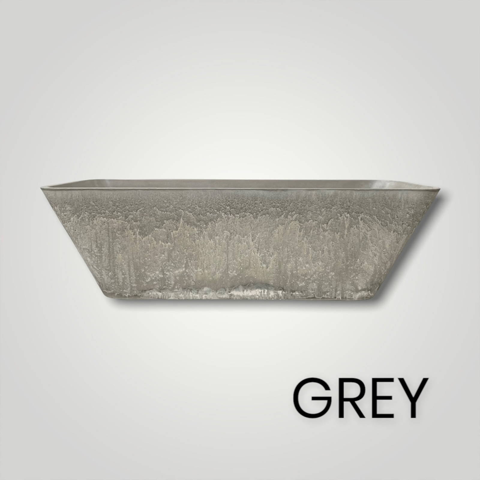 Konische, feste Farbe Elegante Betonbadewanne