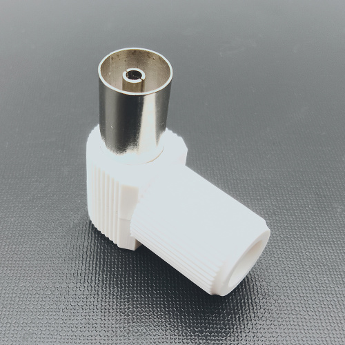 Plastic Right Angle TV PAL Female Coaxial Connector