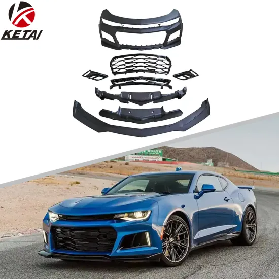 ZL1 Style Body Kit Front Bumper Lip for Chevrolet Camaro 2016-2018 5th Gen