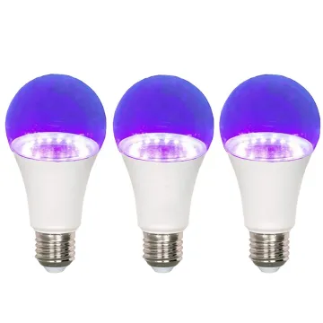 Glow in the Dark Halloween UV LED Bulbs - 9W 12W 15W E27 E26 Black Light 395-400nm