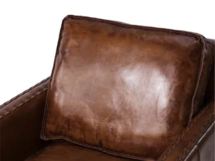 Cheap Modern Dark Brown Leather Dining Chair for Home Decor