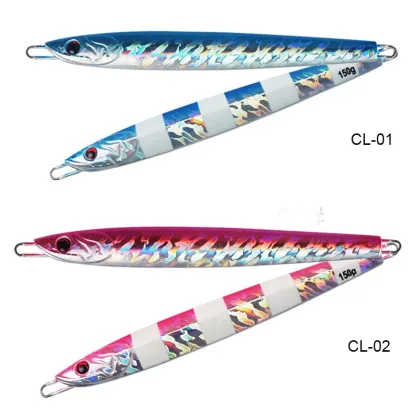 Slow Sinking Lead Jig Glow Lure for Tuna, Sailfish, Striped Bass, Grouper, Snapper, Kingfish