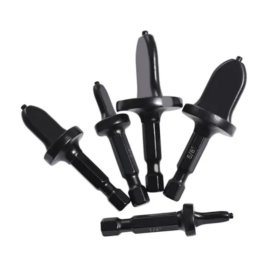 5Pcs Swaging Tool Drill Bit Set for AC Copper Pipe Flaring and Swaging