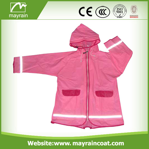 Kid' PVC Jacket With Printing Logo