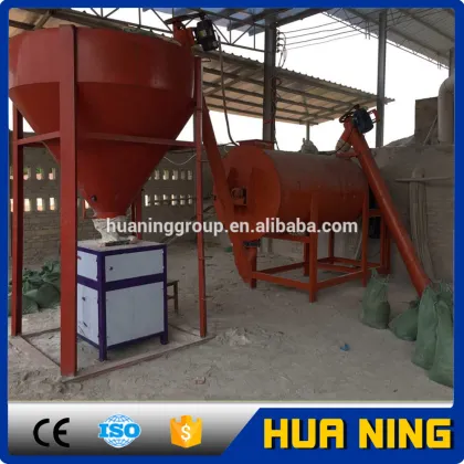 Automatic dry mix mortar production line 12t/h ceramic tile adhesive mixing machine