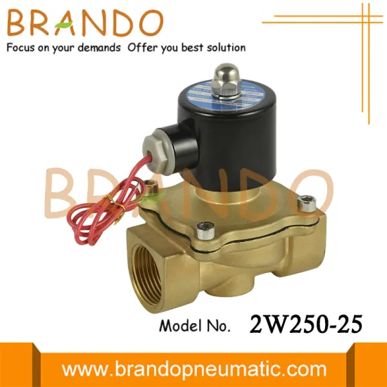 2W250-25 Uni-d Type 1'' Brass Water Solenoid Valve