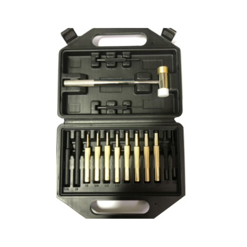 Steel Punch and Hammer Roll Pin Punch Set