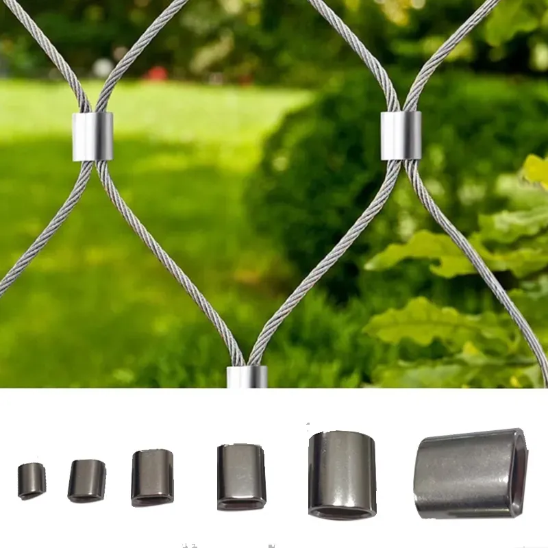 Durable Stainless Steel Crimp Clamps for Heavy-Duty Wire Rope