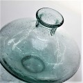 Recycling -Glasvase mit Blasenkristallvase