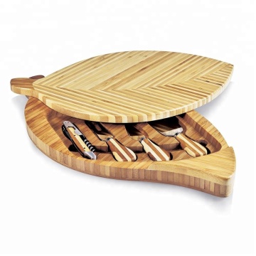 Hot Sale Bamboo Cheese Board Set with Tools