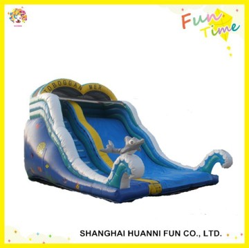 Hot selling new design jungle style china inflatable water slide