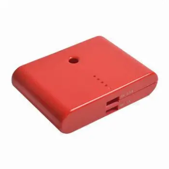Mobile Power Bank, 7,200mAh Capacity ABS Shell Material