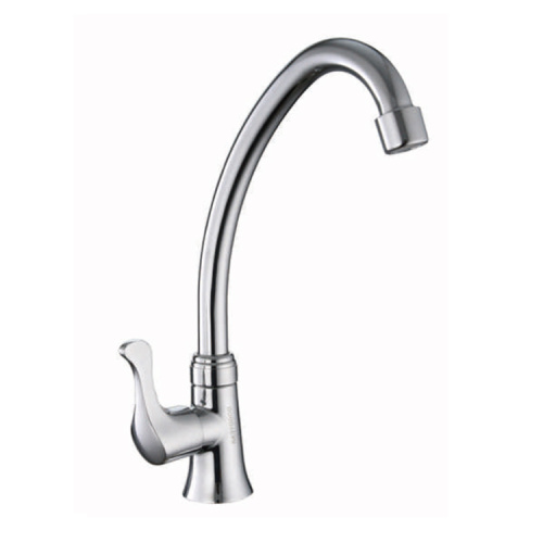 Chrome abs plastic water saving kitchen faucet