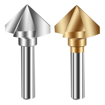 Taper lurus shank tungsten carbide hss bor countersink bor