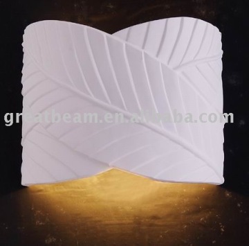 Modern plaster indoor wall lamp sconce