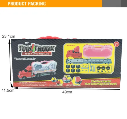 48CM disassemble trailer assembly toys