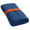 Serviette de jogging en suède microfibre microsibre bleue