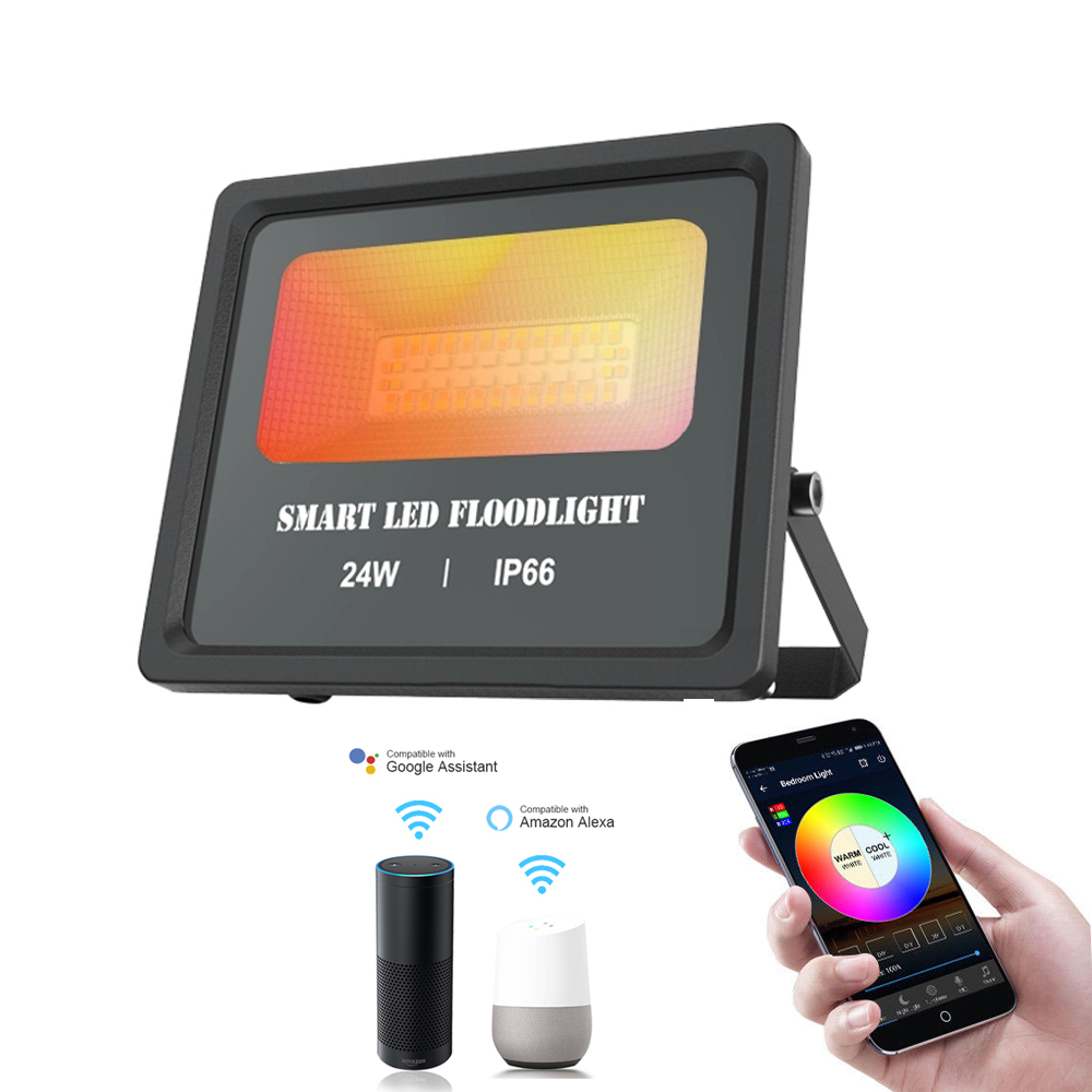 Smart Wifi Rgbww Led Flood Light