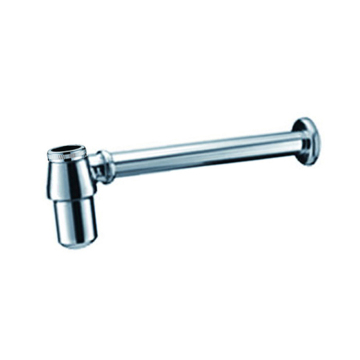 Brass Basin Waste P Strainer - Chrome Kitchen Sink Drain Trap